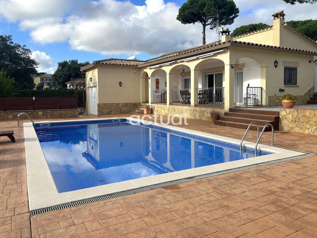 Swimming pool of House or chalet for sale in Calonge i Sant Antoni  with Air Conditioner, Heating and Private garden
