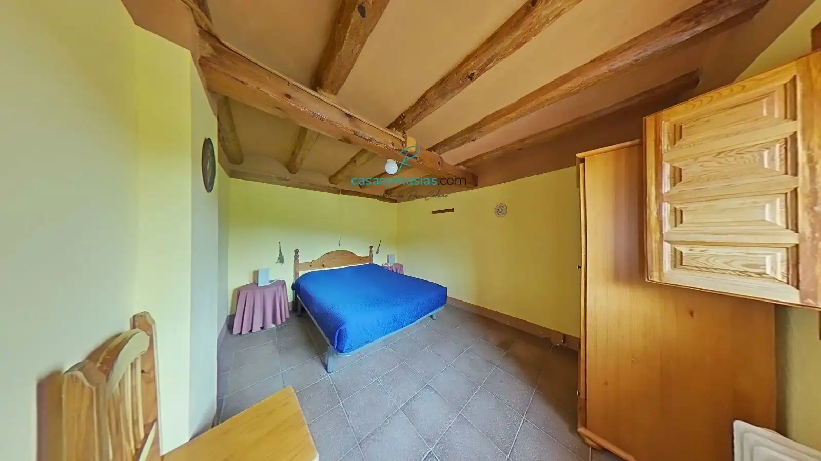 Dormitori de Finca rústica en venda en Sant Martí Sarroca amb Calefacció, Jardí privat i Parquet