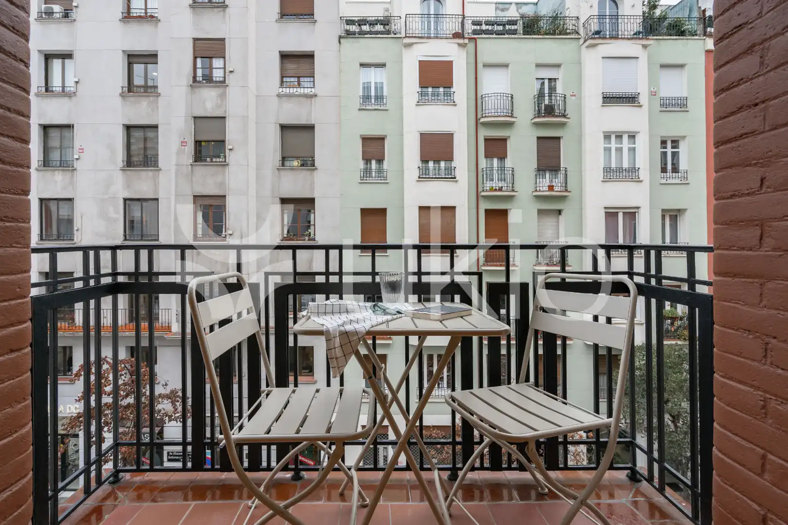 Terrasse von Wohnungen zur Miete in Madrid mit Klimaanlage, Heizung und Möbliert