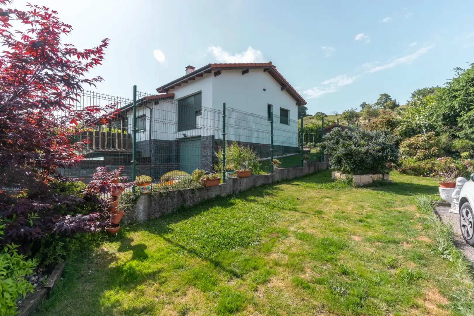 Jardí de Casa o xalet en venda en Muros de Nalón amb Calefacció, Jardí privat i Terrassa