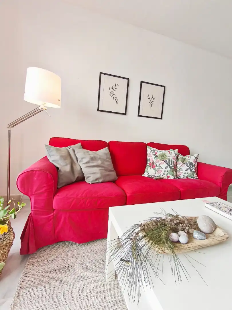Wohnzimmer von Dachboden zum Verkauf in Almería mit Klimaanlage, Terrasse und Möbliert