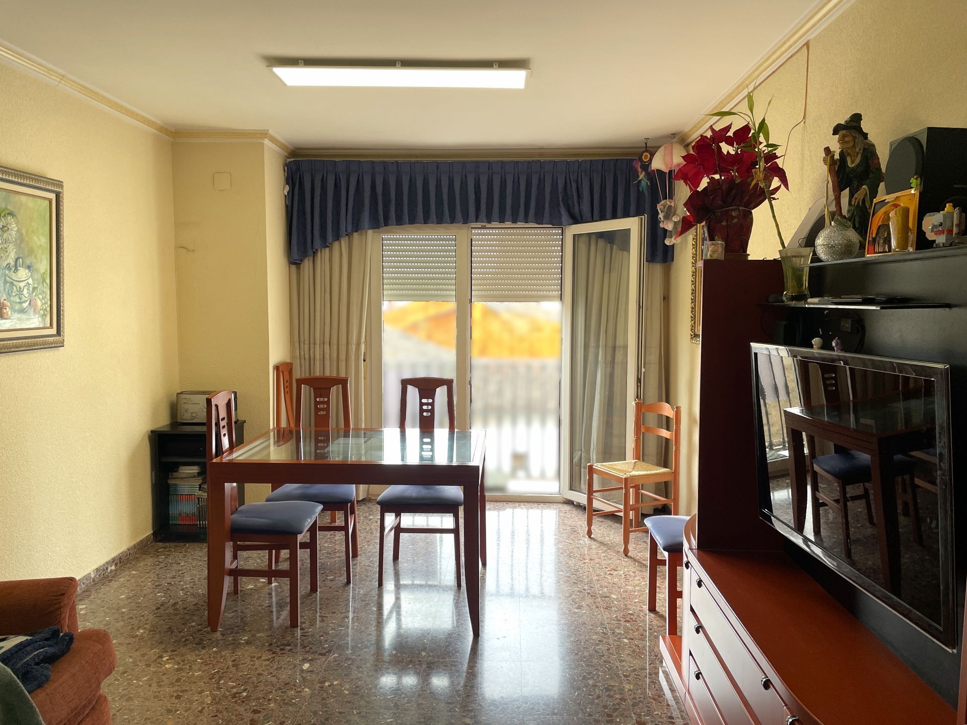 Dining room of Flat for sale in L'Olleria  with Air Conditioner, Heating and Storage room