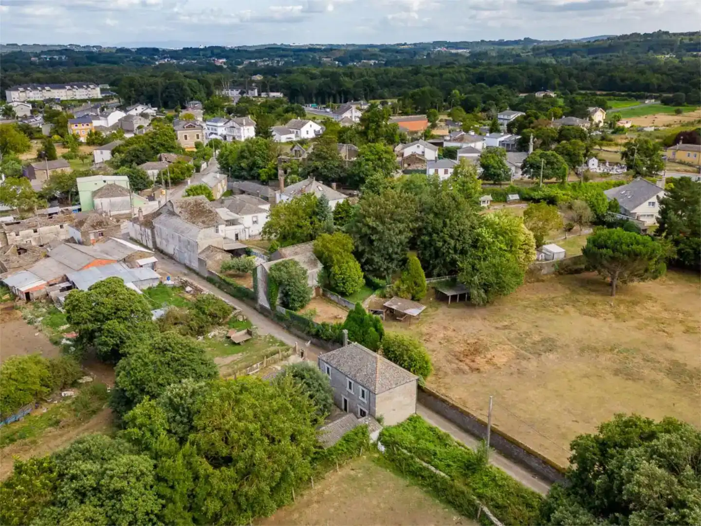 Vista exterior de Casa o xalet en venda en Outeiro de Rei