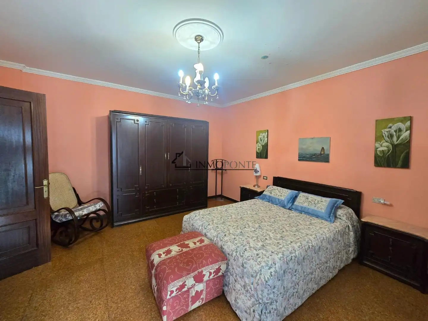 Bedroom of Houses for sale in Moaña  with Heating, Private garden and Terrace