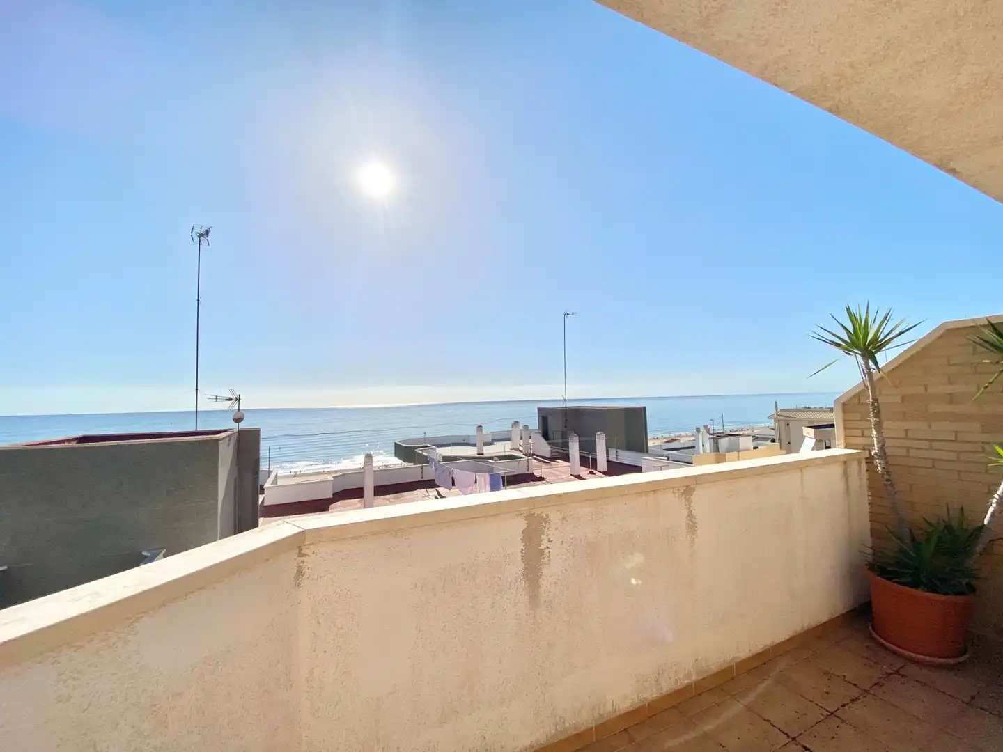 Terrace of Attic for rent in Guardamar del Segura  with Air Conditioner, Heating and Furnished