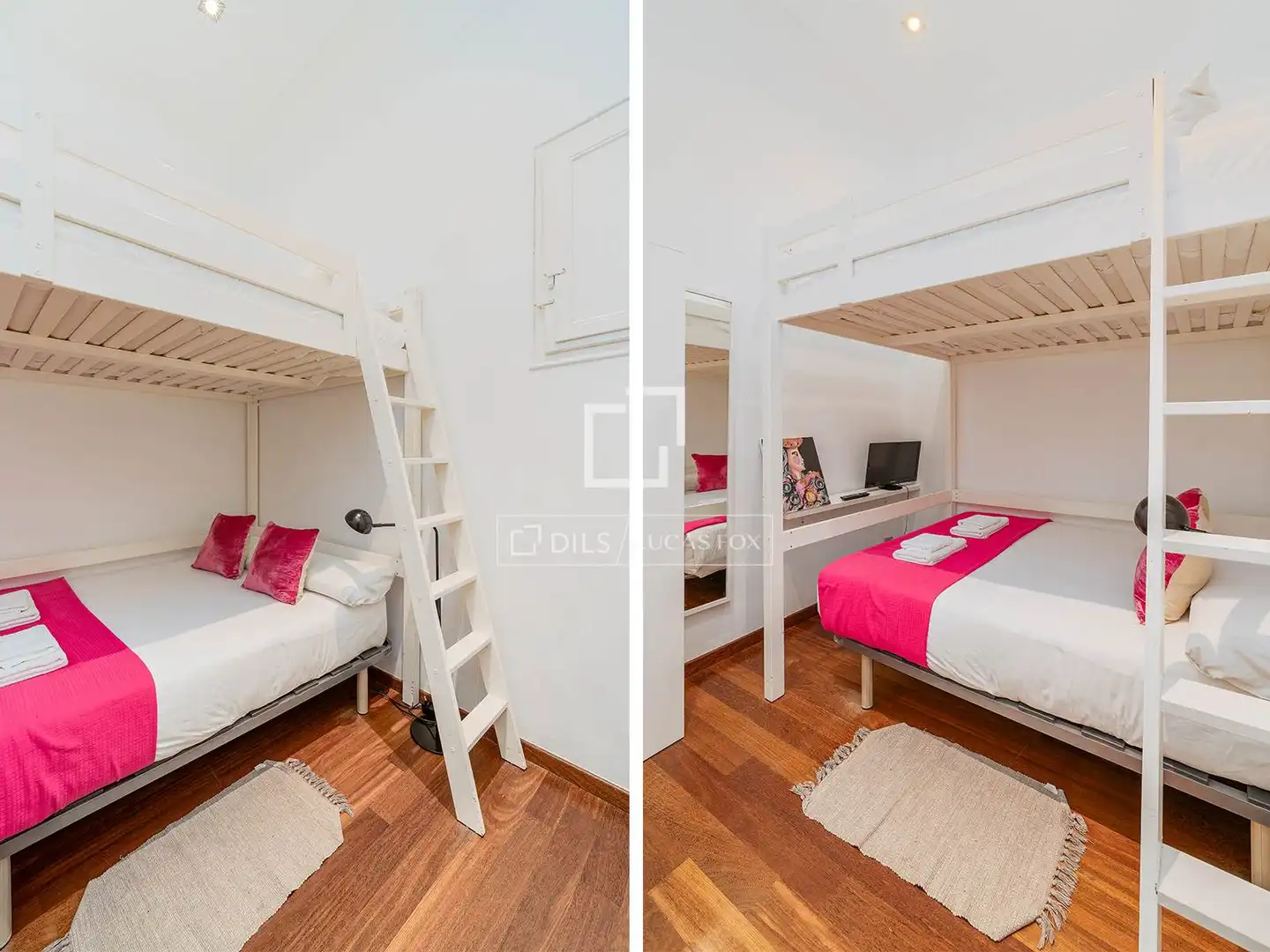 Schlafzimmer von Wohnung zum Verkauf in Barcelona mit Klimaanlage, Heizung und Balkon
