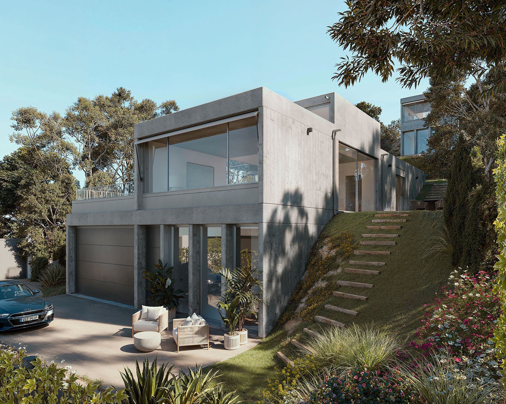 Exterior view of Houses for sale in Sant Antoni de Vilamajor  with Air Conditioner, Heating and Private garden