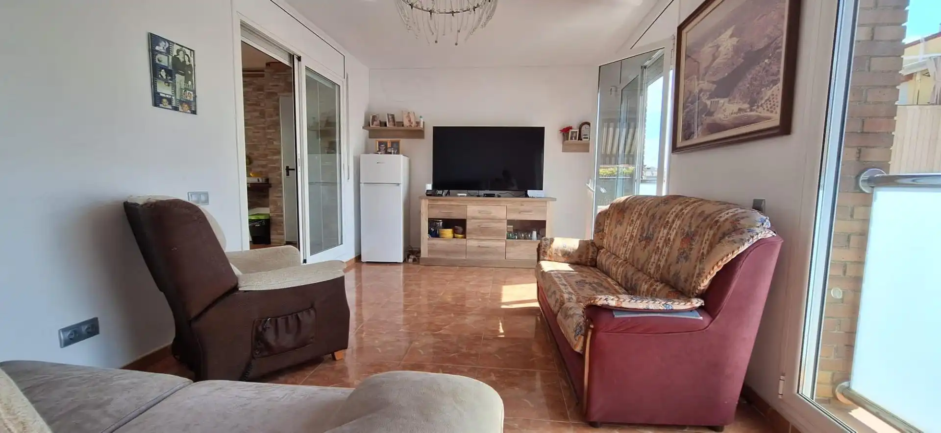 Sala d'estar de Casa o xalet en venda en Sabadell amb Calefacció, Terrassa i Traster