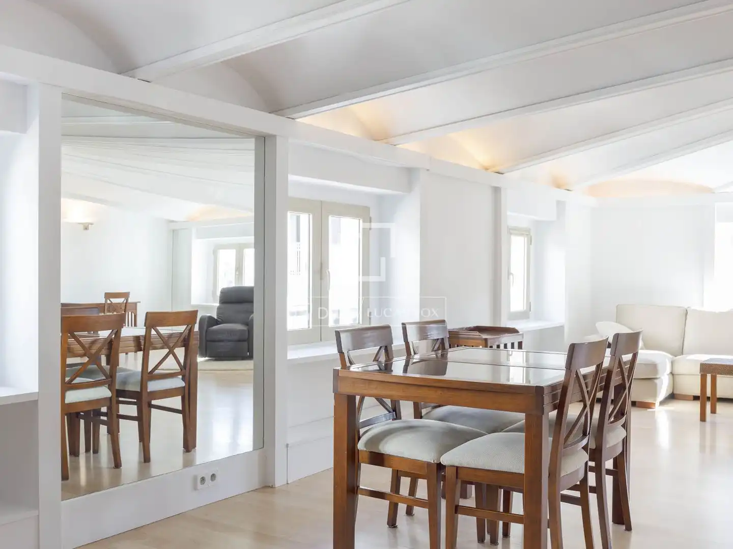 Comedor de Piso de alquiler en Valencia con Aire acondicionado, Calefacción y Parquet