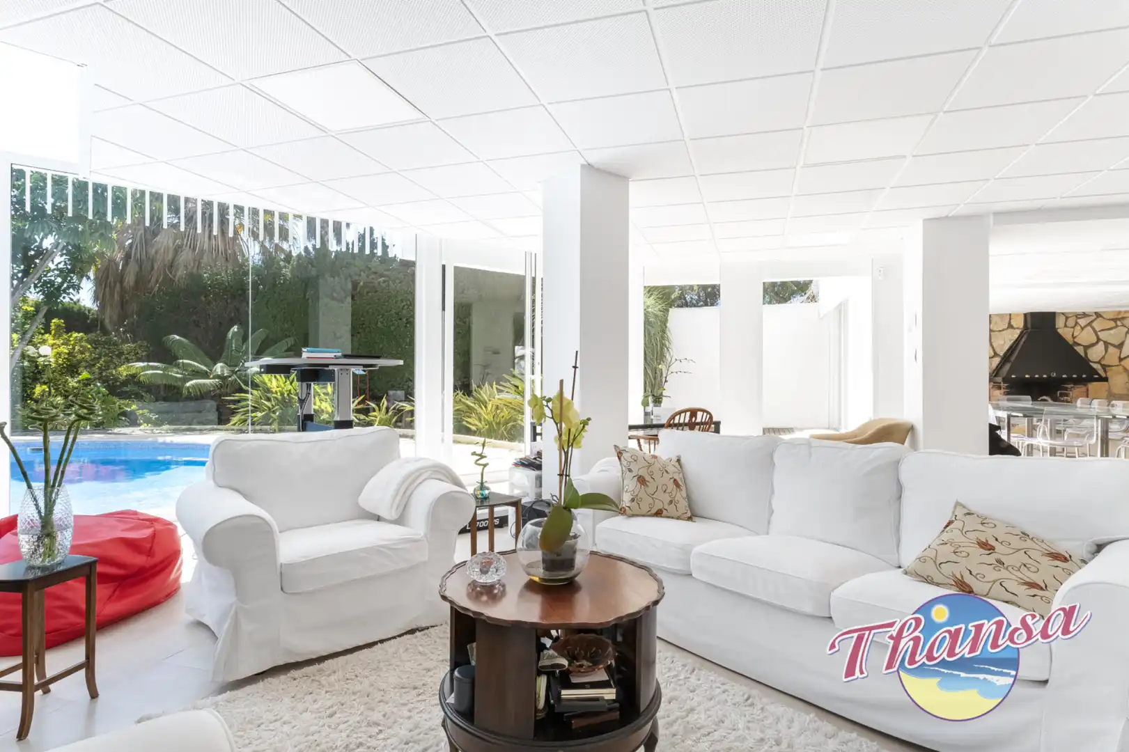 Sala de estar de Casa o chalet en venta en Alicante / Alacant con Aire acondicionado, Calefacción y Jardín privado