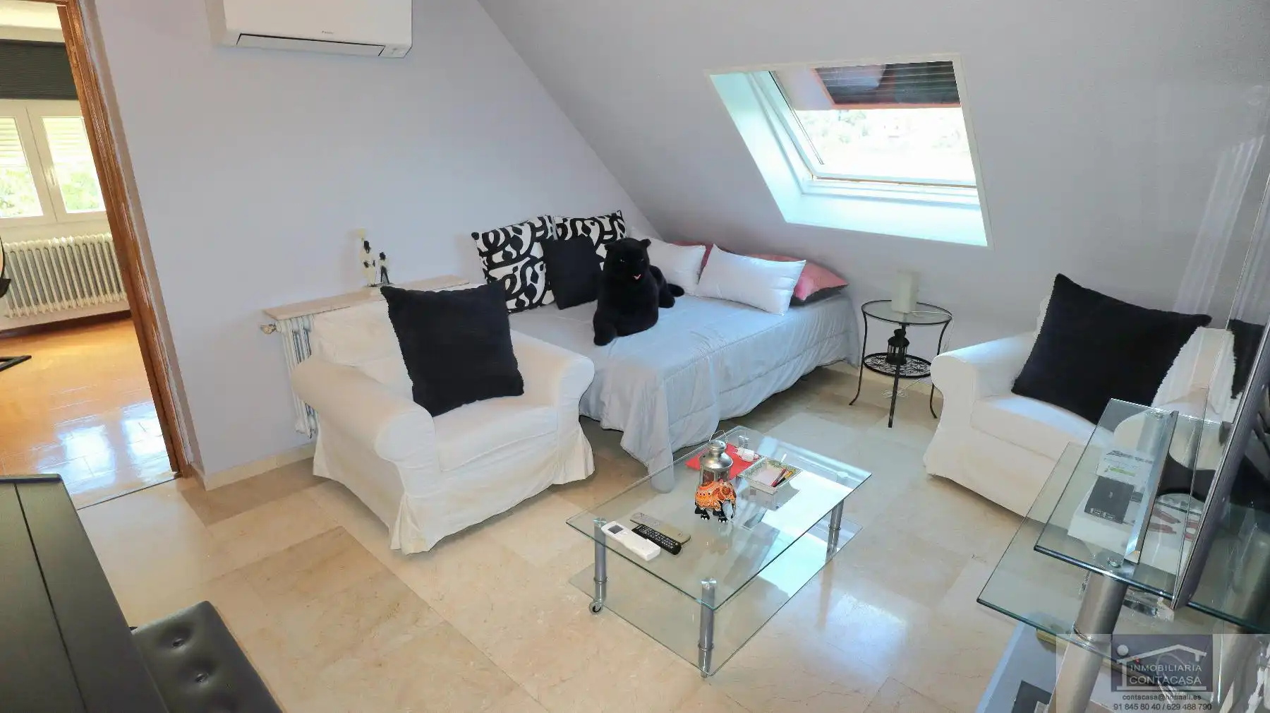 Sala de estar de Casa o chalet en venta en El Boalo - Cerceda – Mataelpino con Aire acondicionado, Calefacción y Terraza
