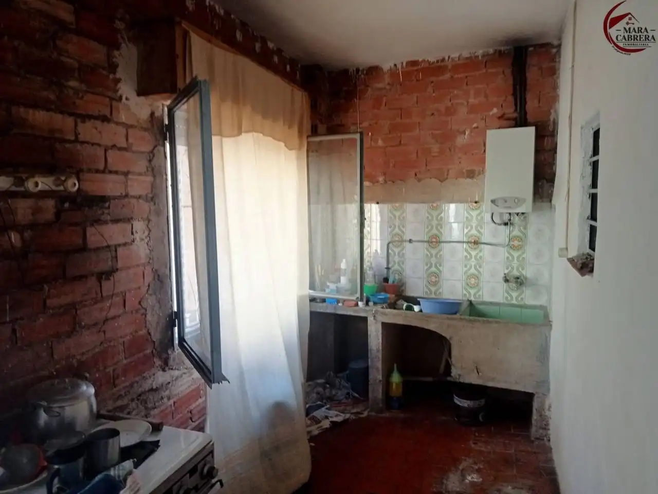 Cocina de Casa adosada en venta en La Font d'en Carròs con Terraza y Amueblado
