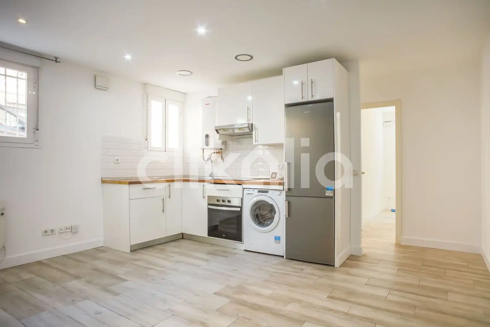 Cocina de Piso de alquiler en Madrid con Calefacción