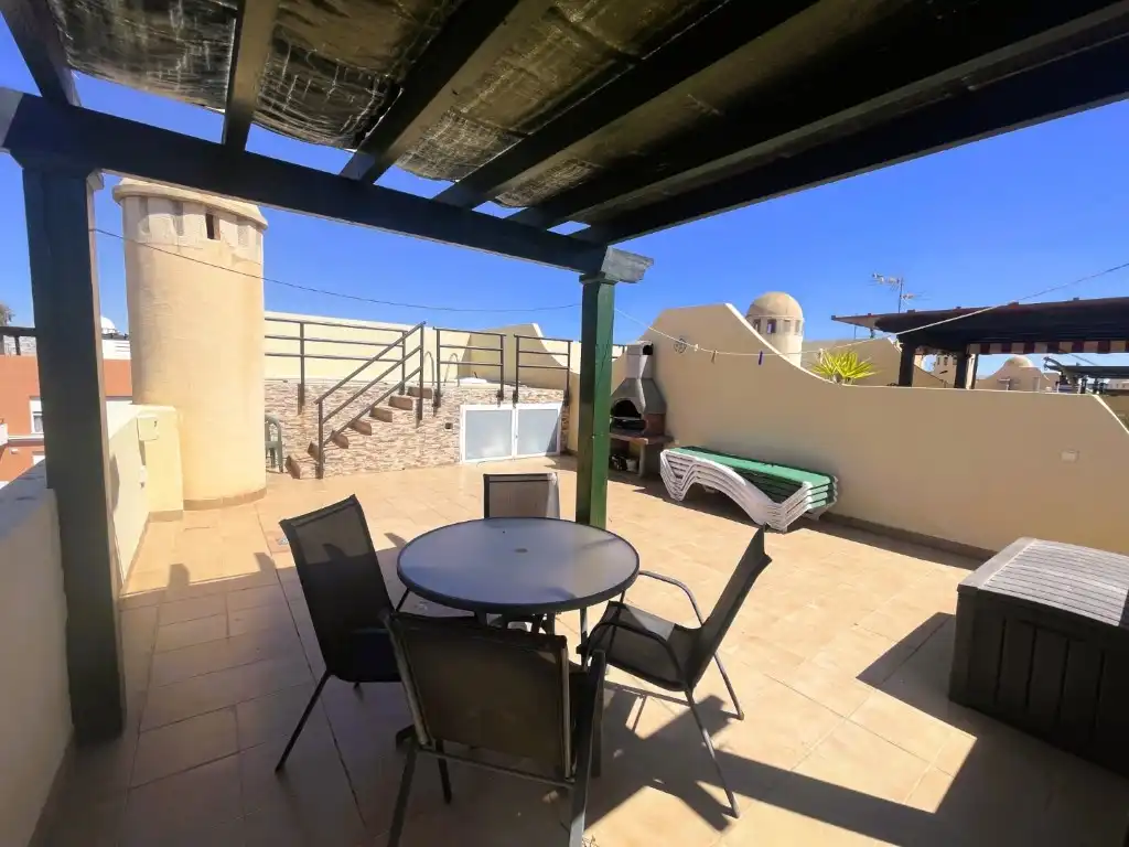 Terrasse von Wohnungen zum Verkauf in Vera mit Klimaanlage, Terrasse und Schwimmbad