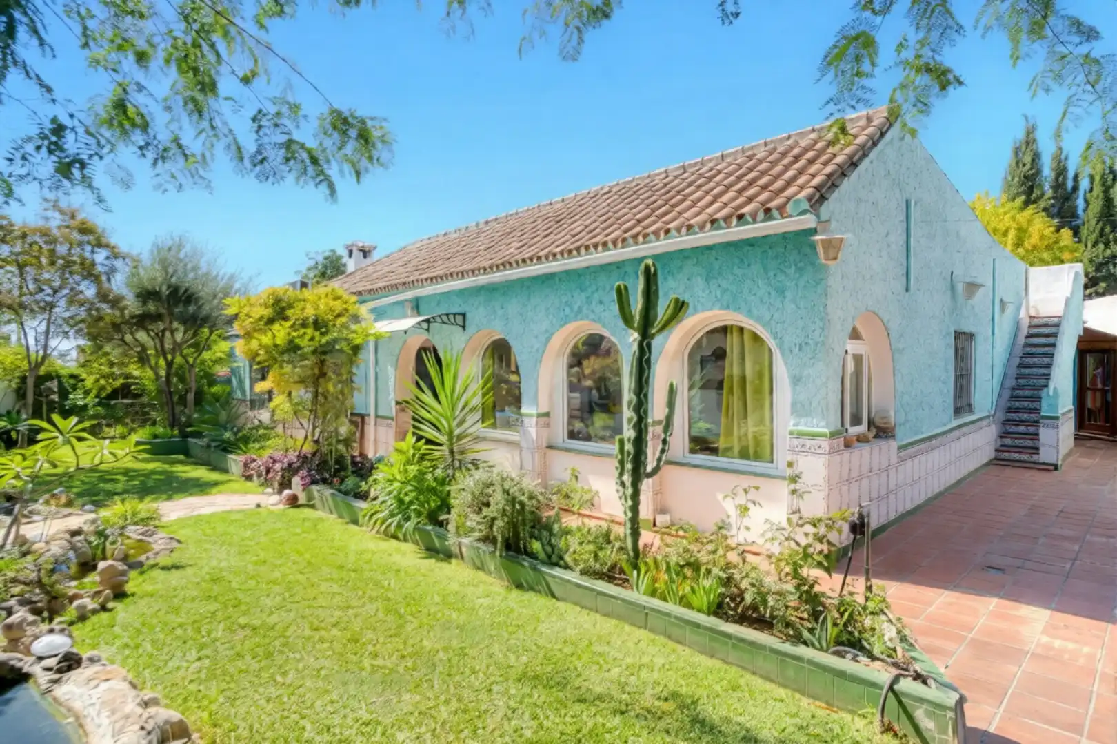 Jardín de Casa o chalet en venta en Marbella