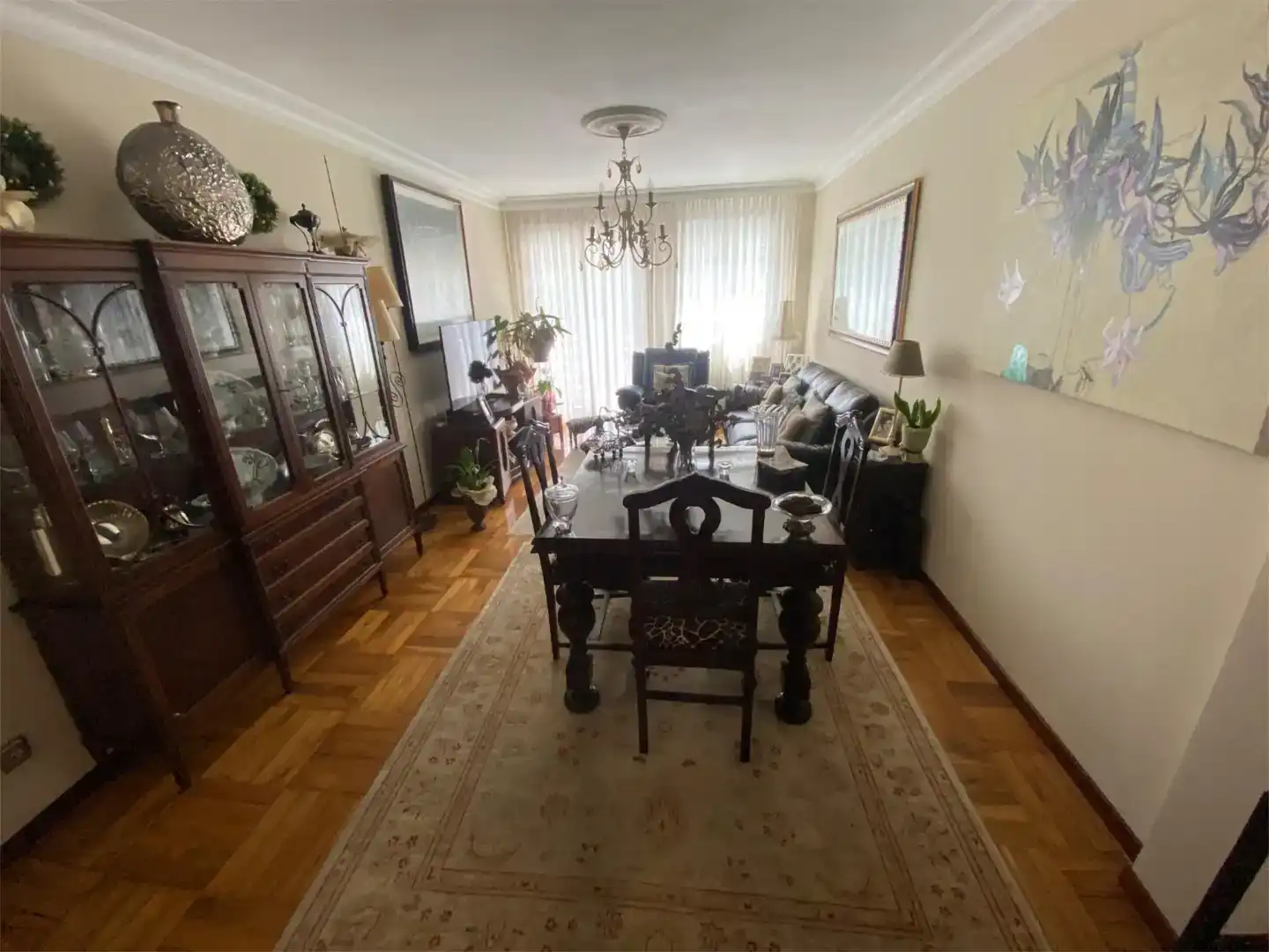 Comedor de Piso en venta en Vigo  con Parquet, Trastero y Balcón