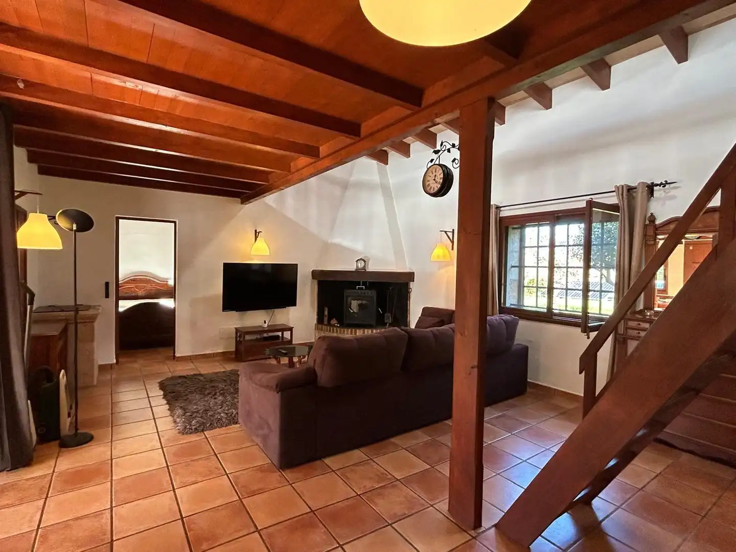 Sala d'estar de Finca rústica en venda en Montuïri