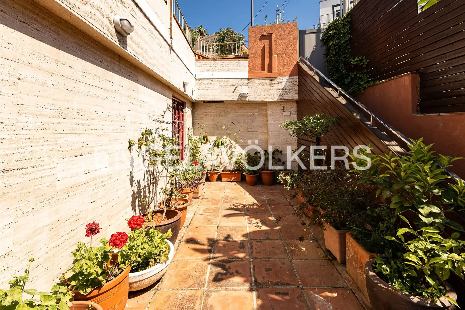 Terrace of Flat for sale in Caldes d'Estrac  with Air Conditioner, Heating and Private garden