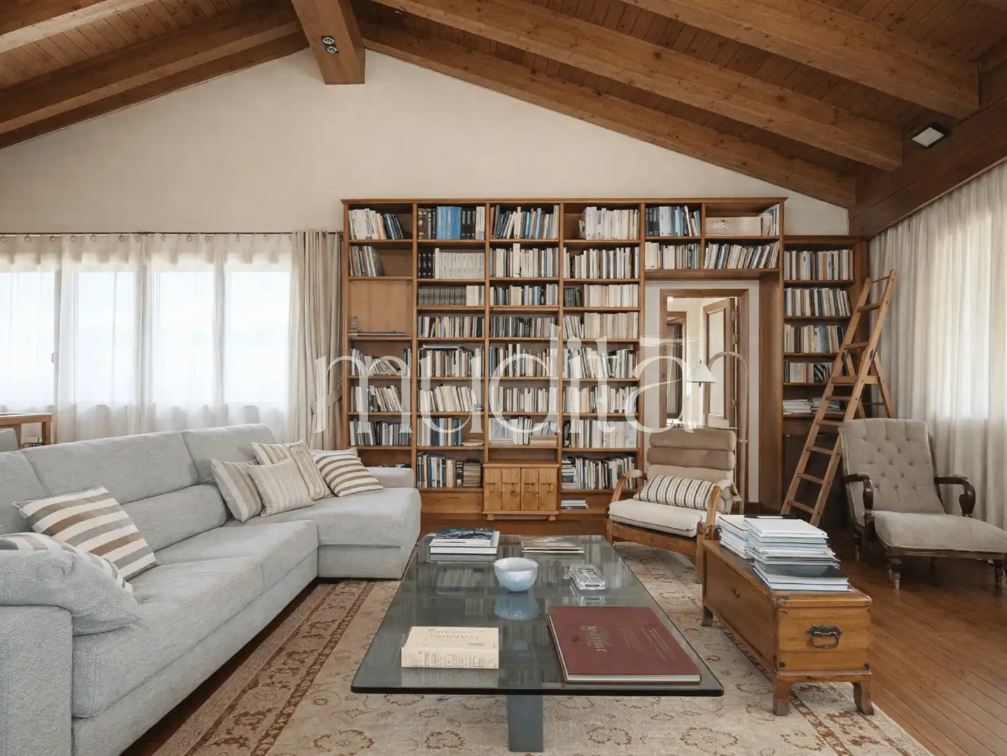 Sala de estar de Casa o chalet en venta en Seva con Calefacción, Jardín privado y Terraza