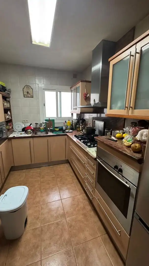 Kitchen of Flat for sale in Montcada i Reixac  with Air Conditioner, Terrace and Storage room