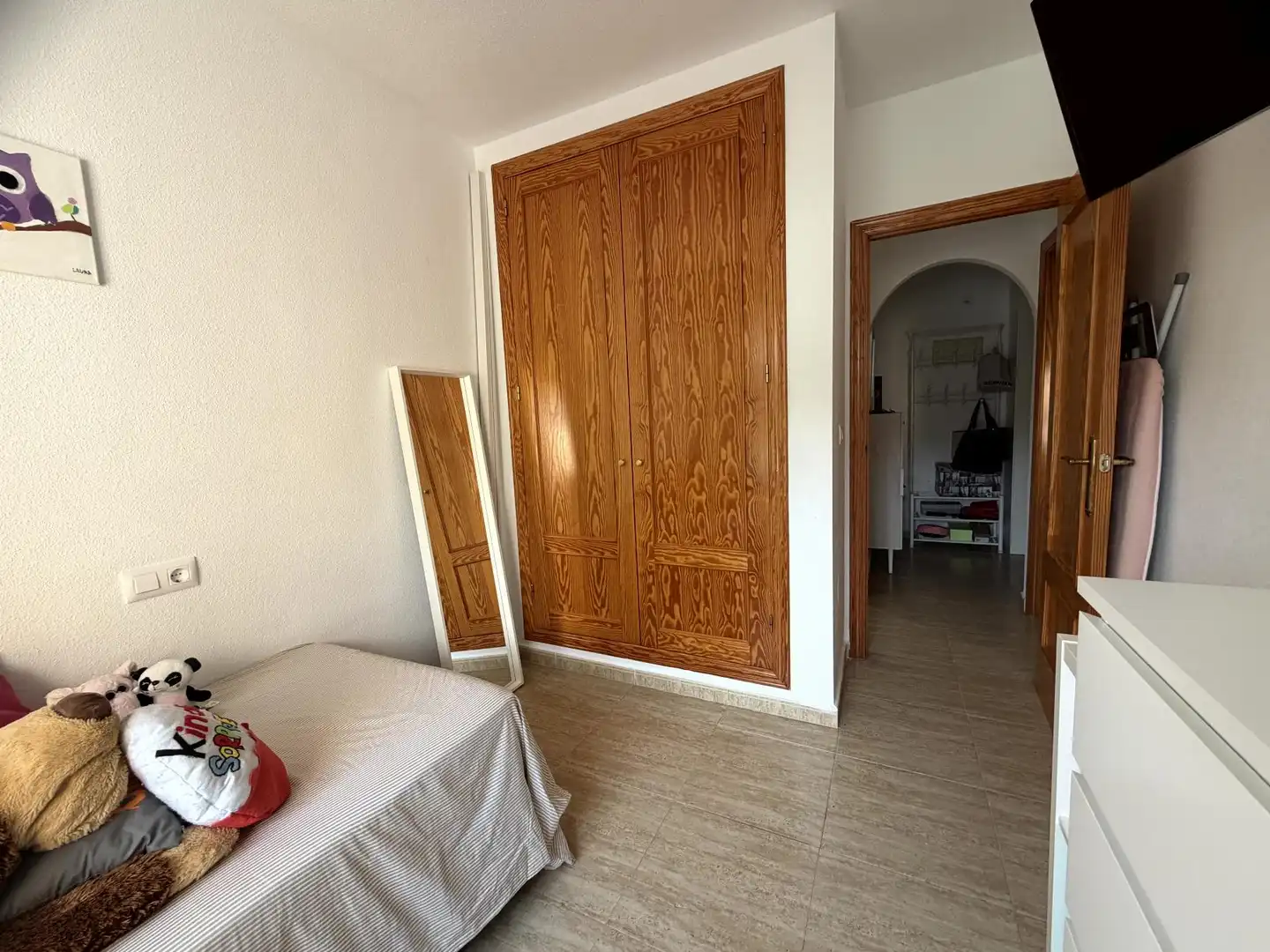Dormitori de Apartament de lloguer en Cartagena amb Aire condicionat i Balcó