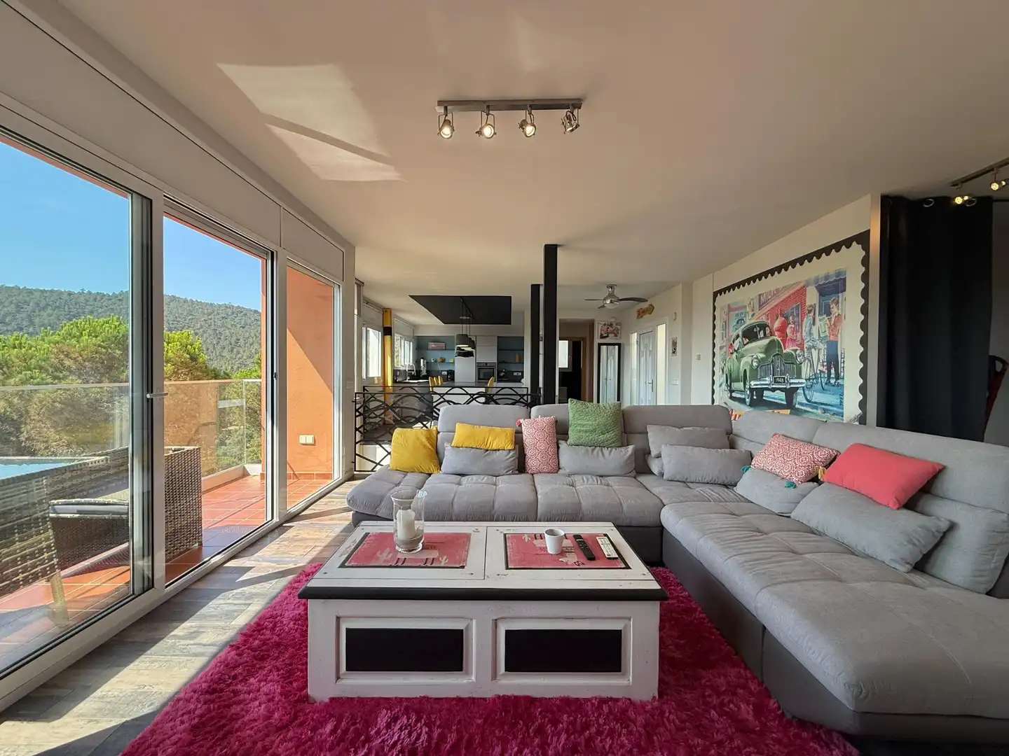 Wohnzimmer von Haus oder Chalet zum Verkauf in Sant Feliu de Guíxols mit Heizung, Terrasse und Abstellraum