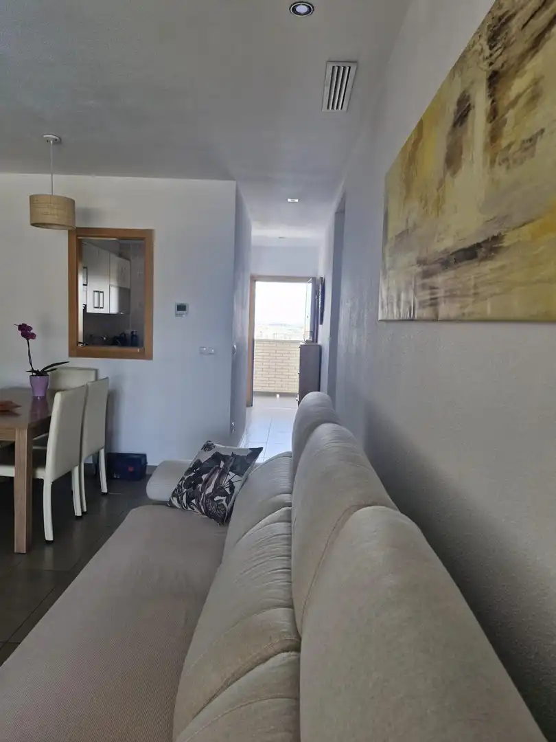 Living room of Flat for rent in Elche / Elx  with Air Conditioner, Balcony and Community pool