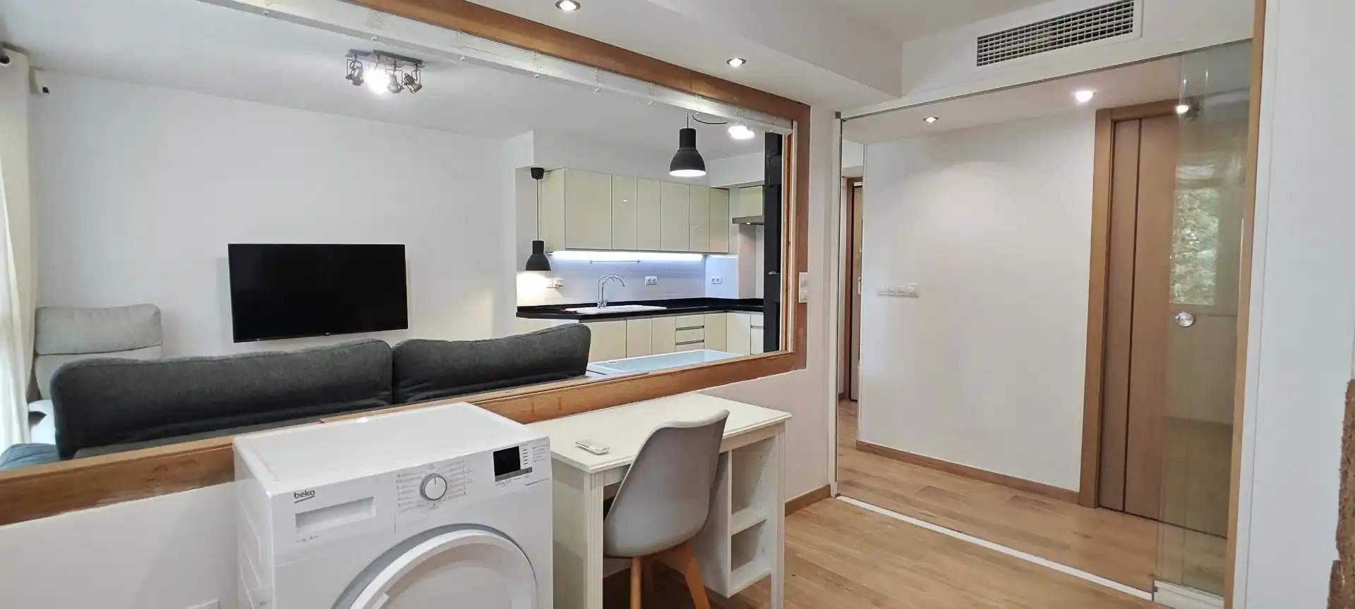 Kitchen of Apartments for sale in Alicante / Alacant  with Air Conditioner, Private garden and Storage room