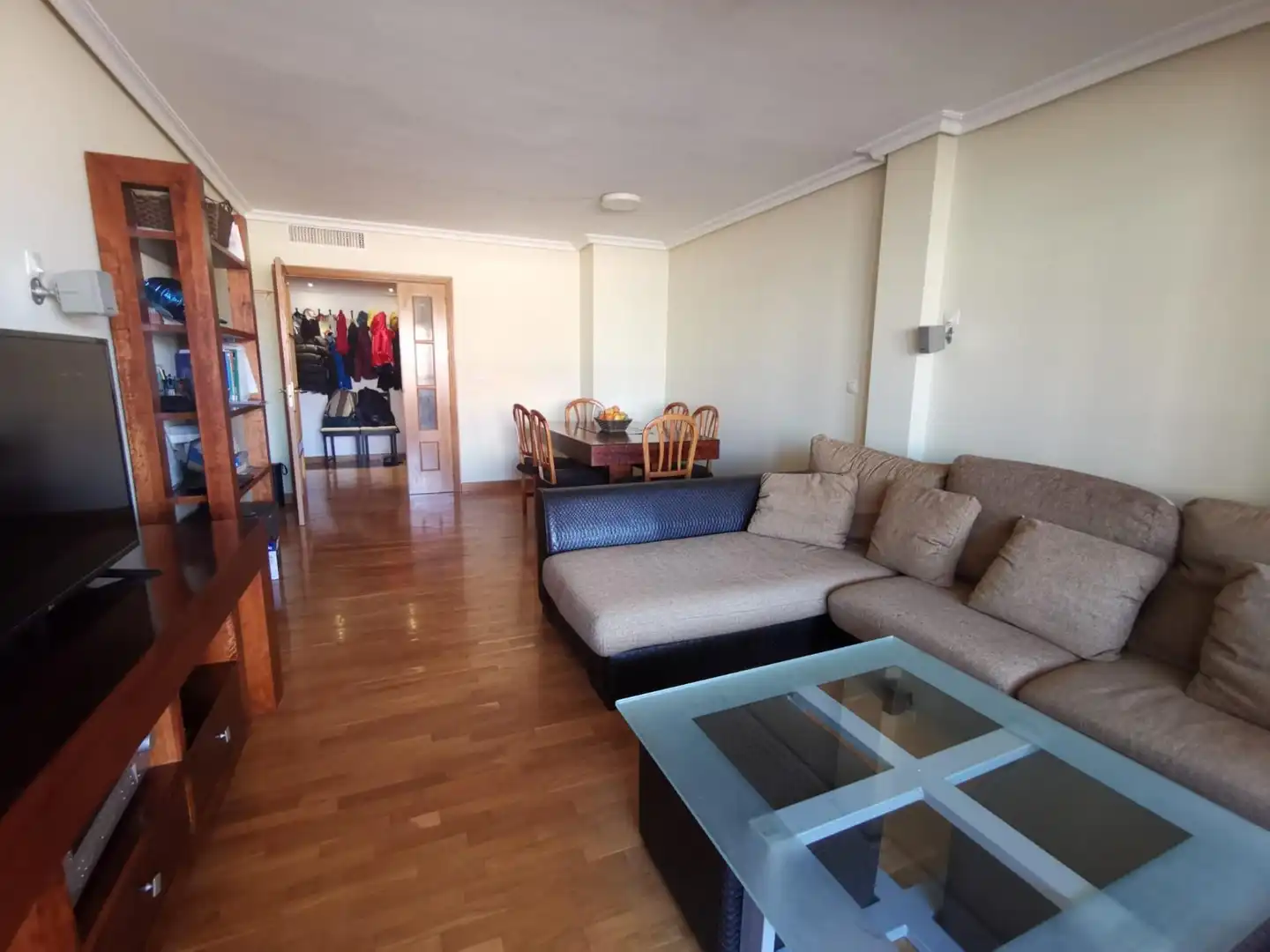 Living room of Flat for rent in Águilas  with Air Conditioner, Furnished and Community pool