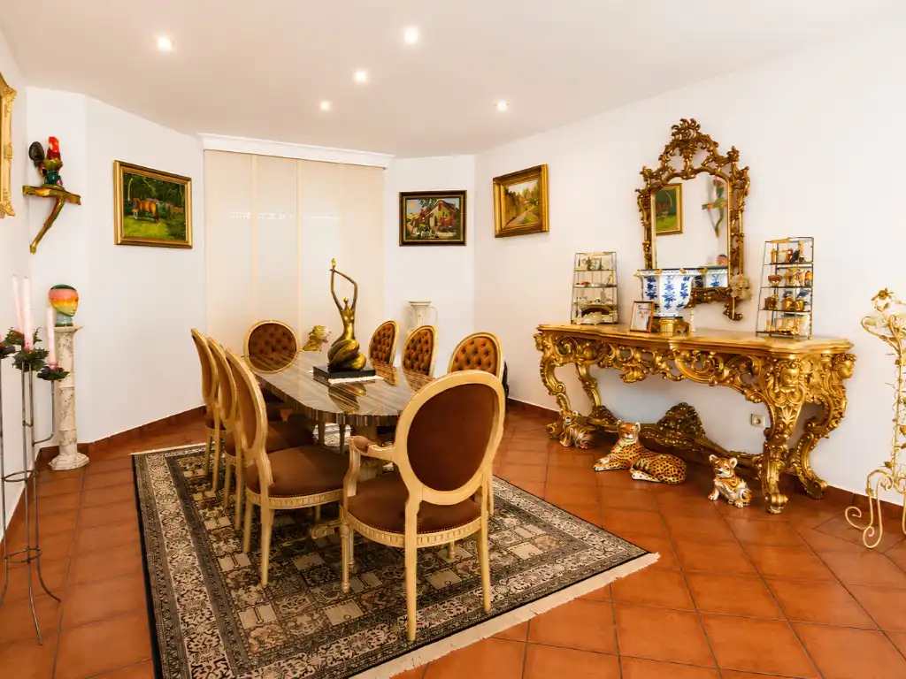 Menjador de Casa o xalet en venda en Mijas amb Aire condicionat, Calefacció i Jardí privat