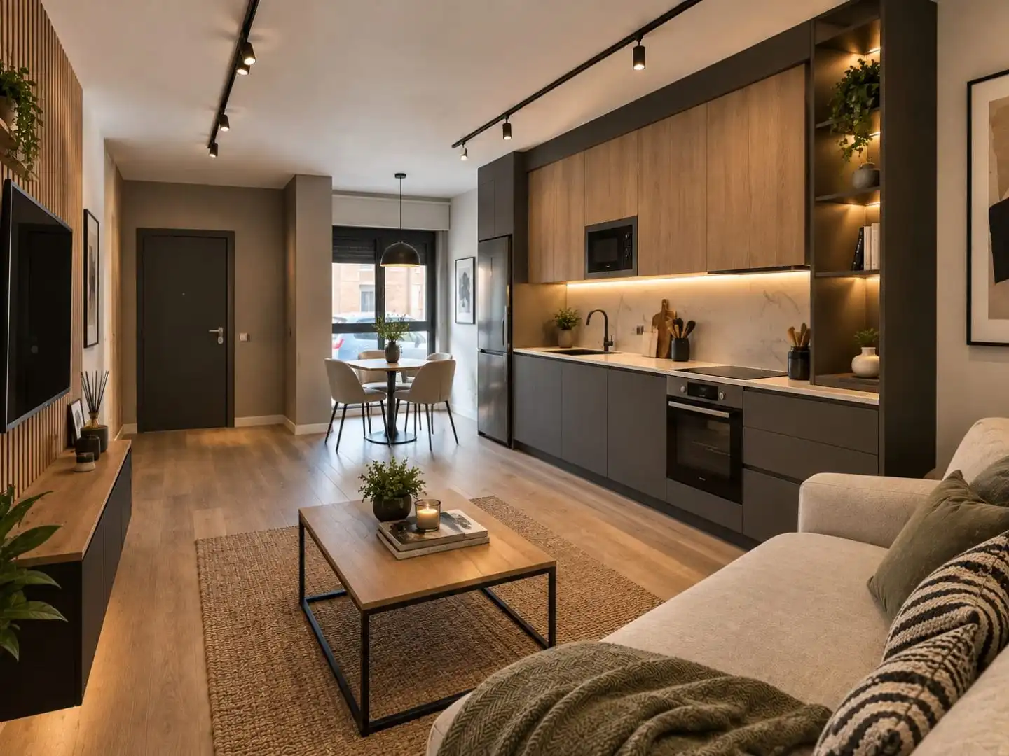 Living room of Flat for sale in Salamanca Capital  with Air Conditioner