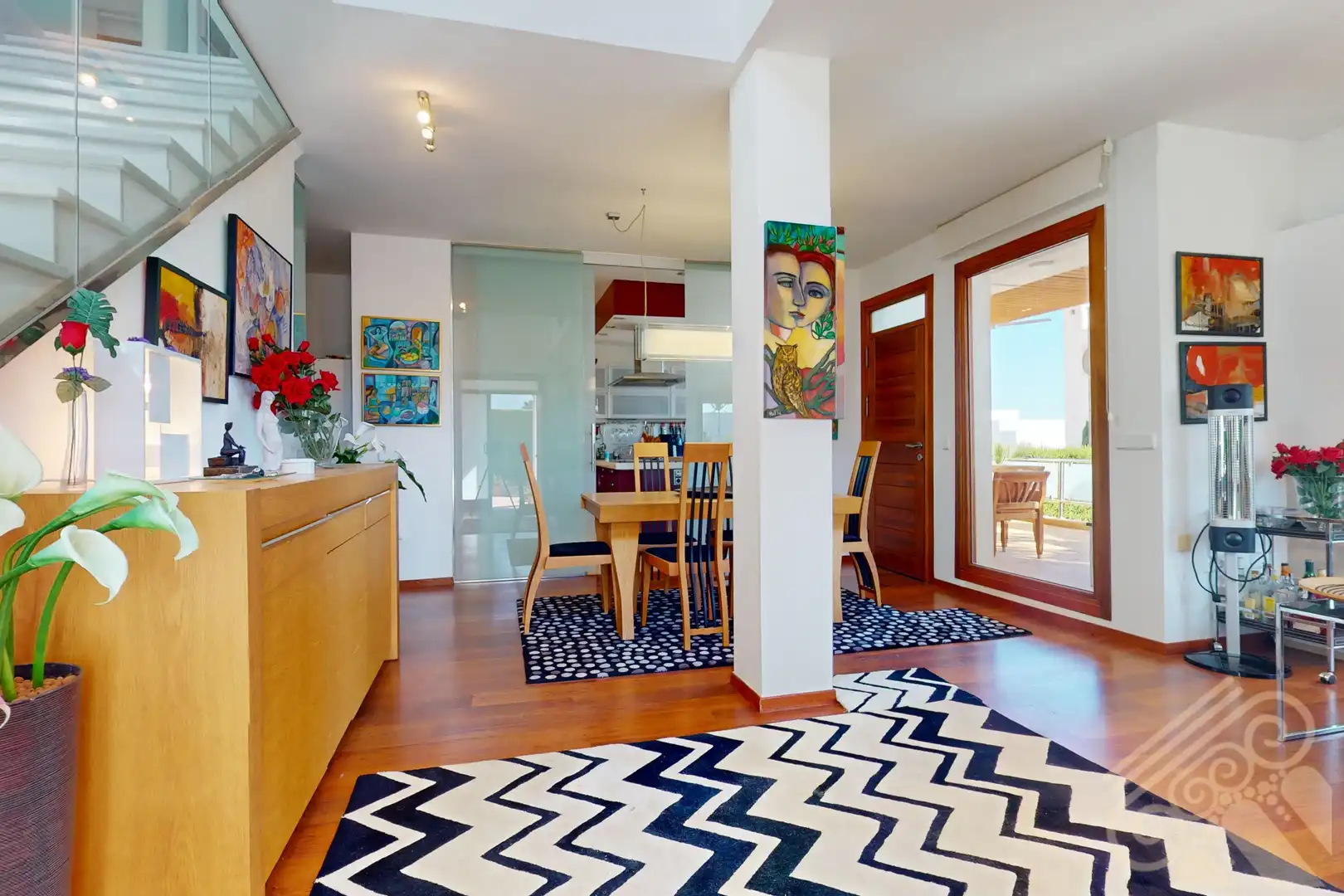 Comedor de Casa o chalet en venta en Mojácar con Aire acondicionado, Jardín privado y Parquet