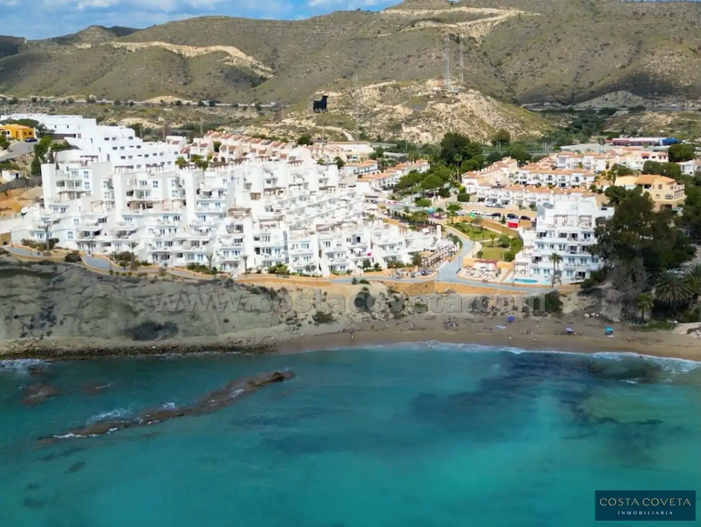 Außenansicht von Erdgeschoss zum Verkauf in El Campello mit Klimaanlage, Heizung und Terrasse