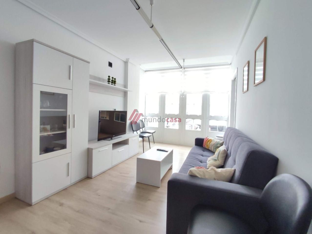 Living room of Flat to rent in Ferrol  with Furnished