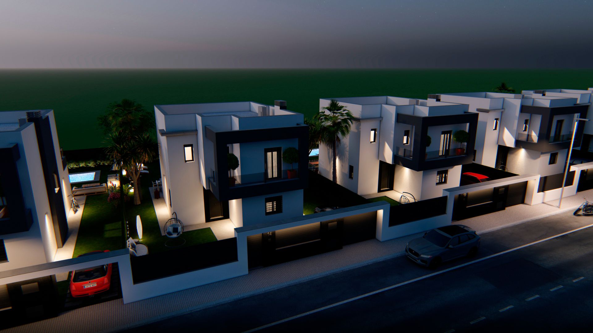 Vista exterior de Casa o xalet en venda en Camas amb Jardí privat, Terrassa i Piscina