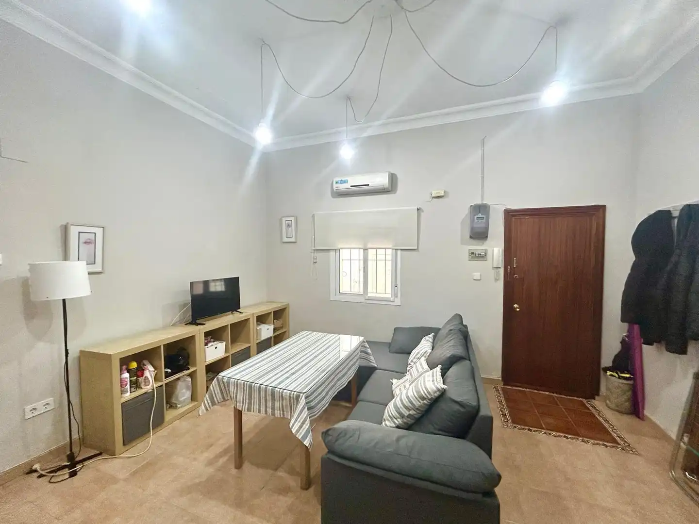 Wohnzimmer von Wohnung zum Verkauf in Sevilla mit Klimaanlage, Möbliert und Waschmaschine