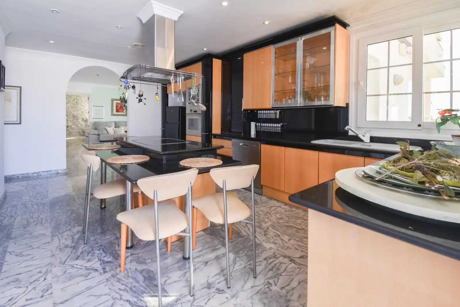 Cocina de Casa o chalet de alquiler en Rincón de la Victoria con Aire acondicionado, Calefacción y Jardín privado