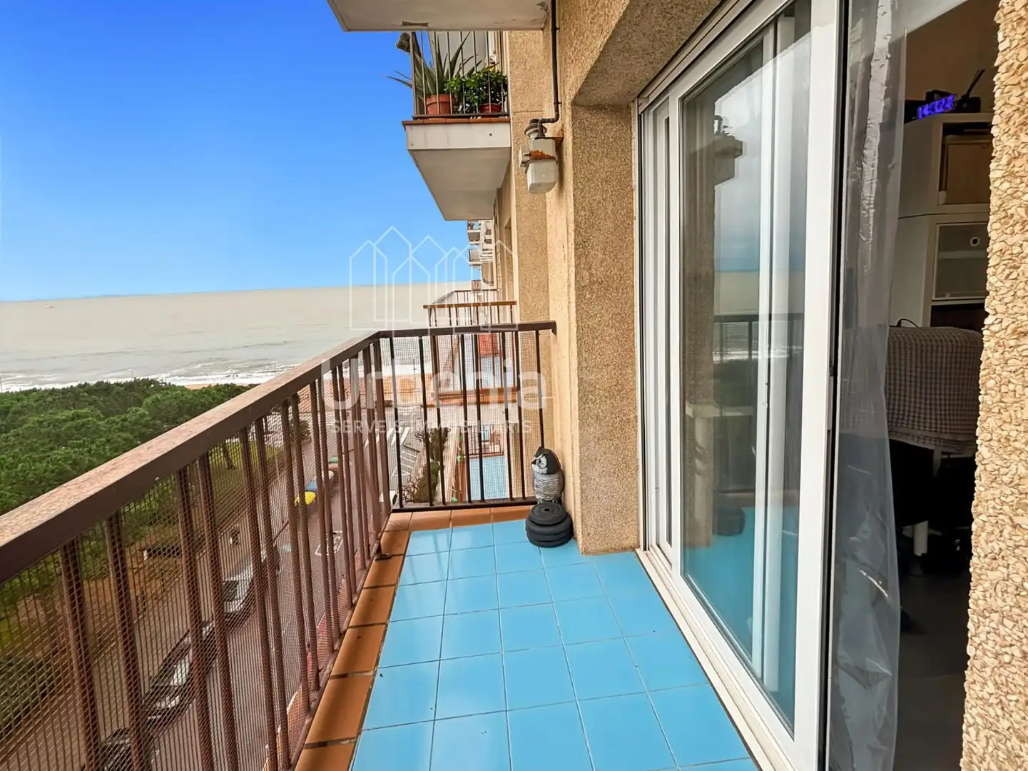 Balcony of Flat for sale in Blanes  with Air Conditioner, Terrace and Swimming Pool