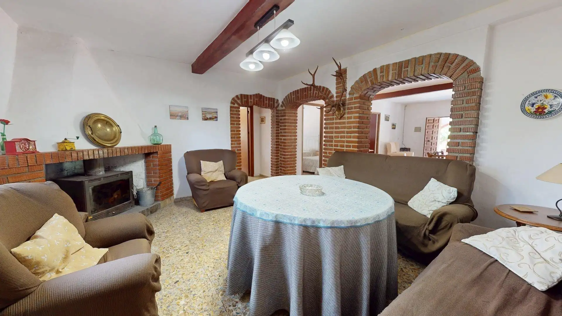 Sala de estar de Finca rústica en venta en Córdoba con Piscina