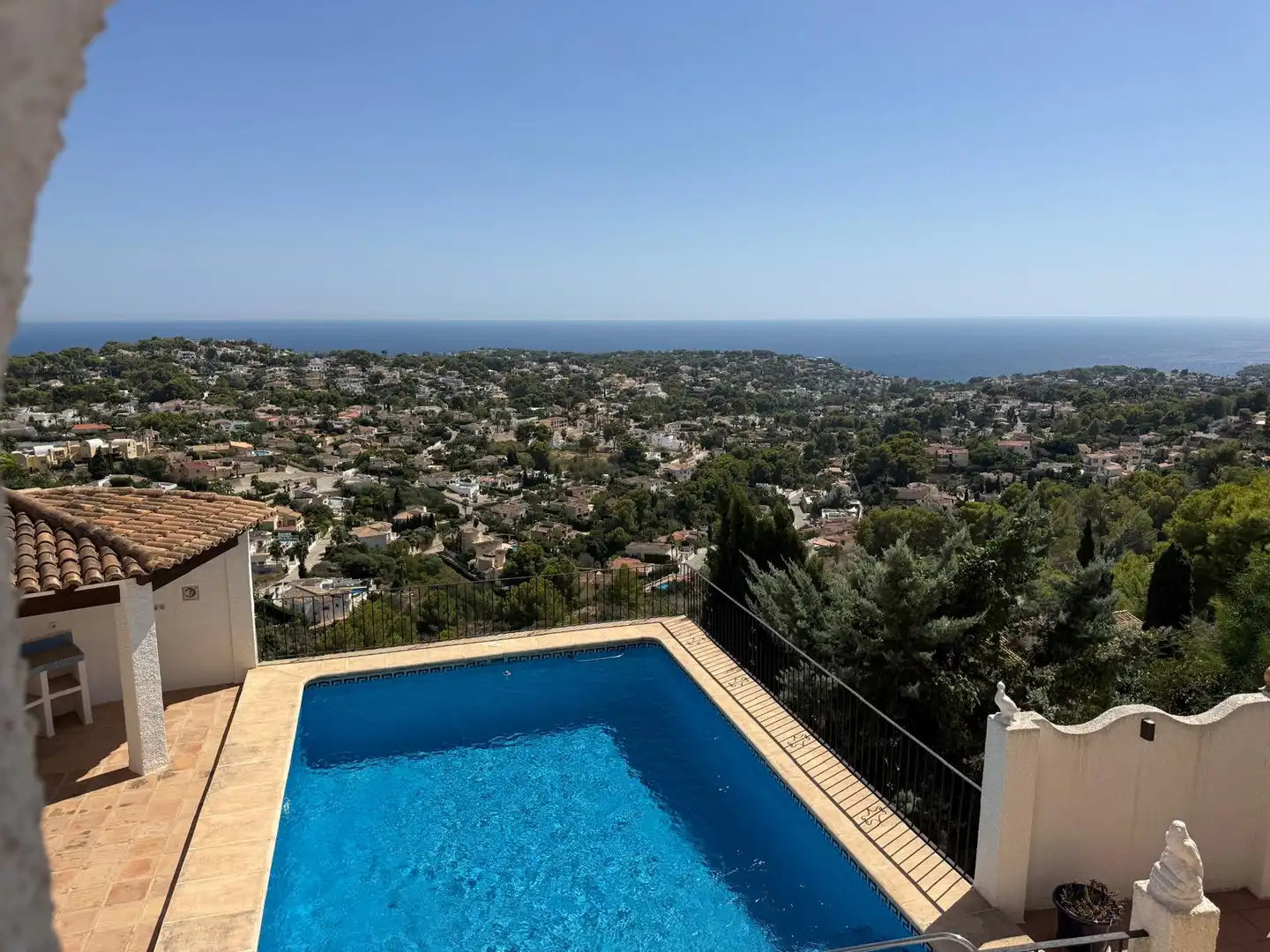 Piscina de Casa o xalet en venda en Benissa amb Aire condicionat, Calefacció i Jardí privat