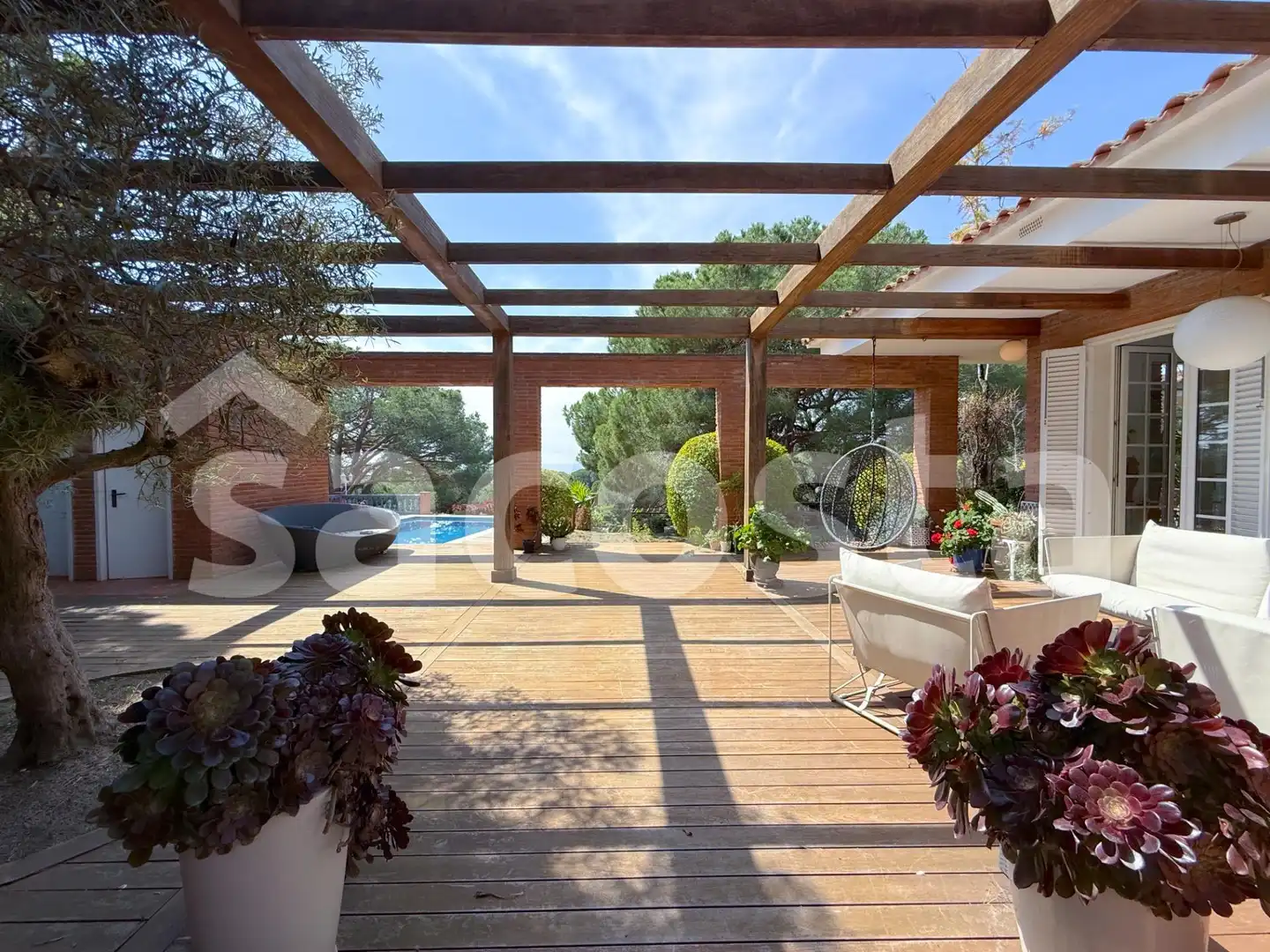 Terrassa de Casa o xalet en venda en Lloret de Mar amb Calefacció, Jardí privat i Parquet