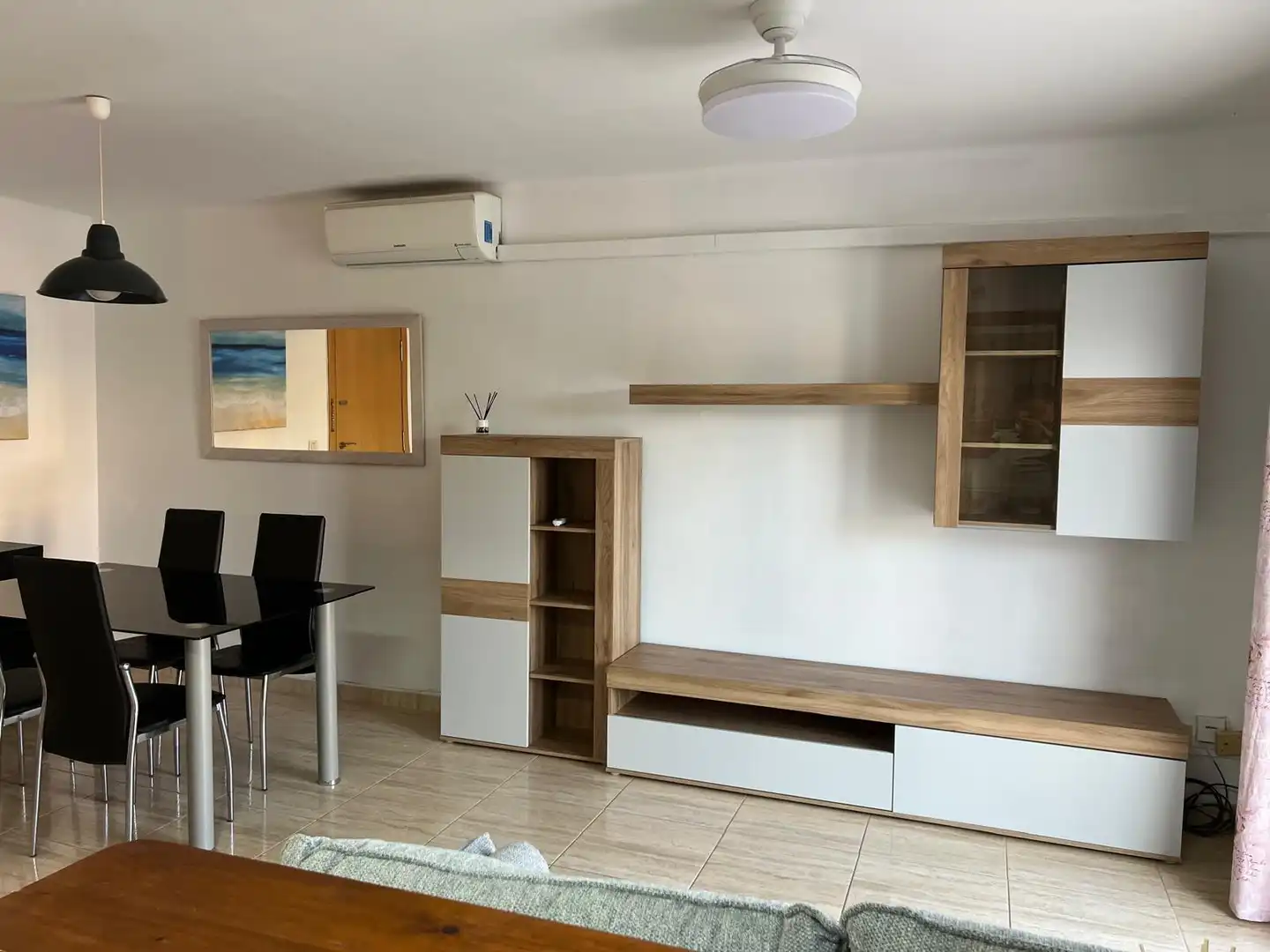 Living room of Flat for rent in Les Borges Blanques  with Air Conditioner, Heating and Terrace