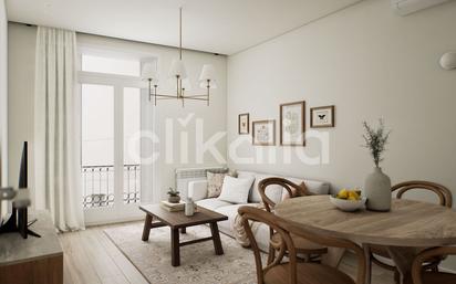 Living room of Flat for sale in  Barcelona Capital  with Air Conditioner, Heating and Terrace