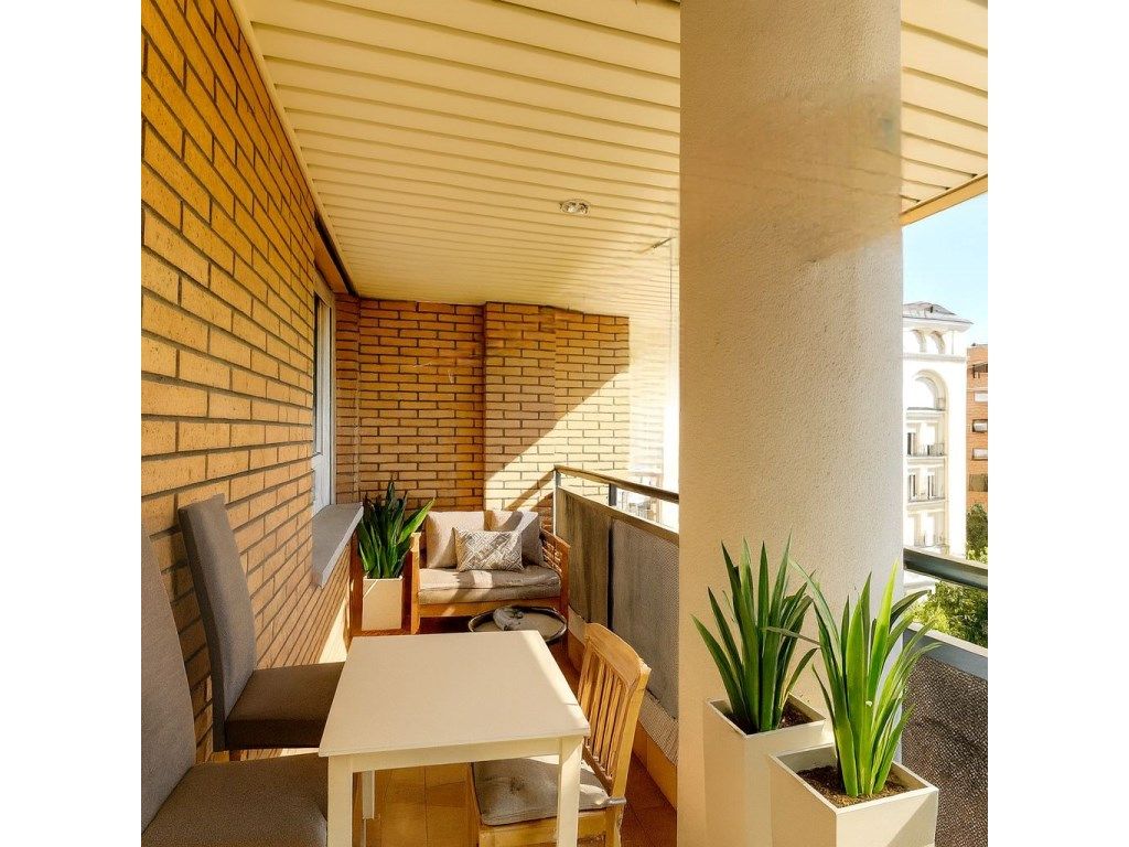 Balcony of Flat for sale in Badajoz Capital