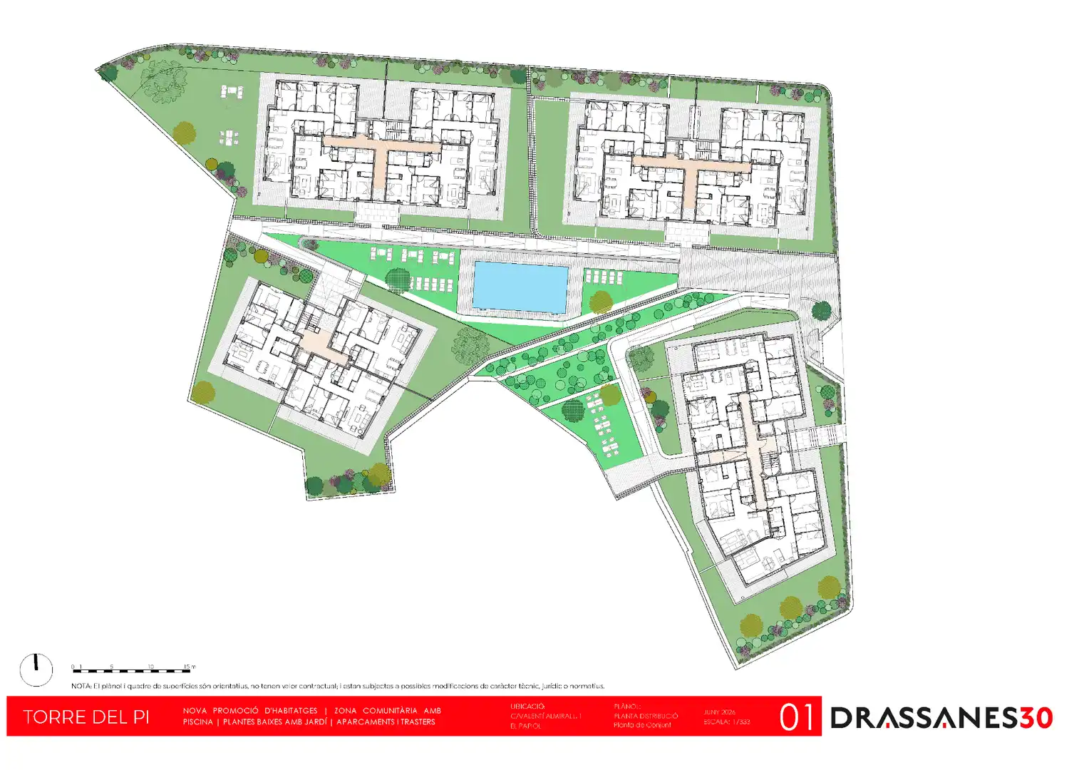 Neubau-Wohnung mit Terrasse zum Verkauf in Carrer de Valentí Almirall 1, imagen 2