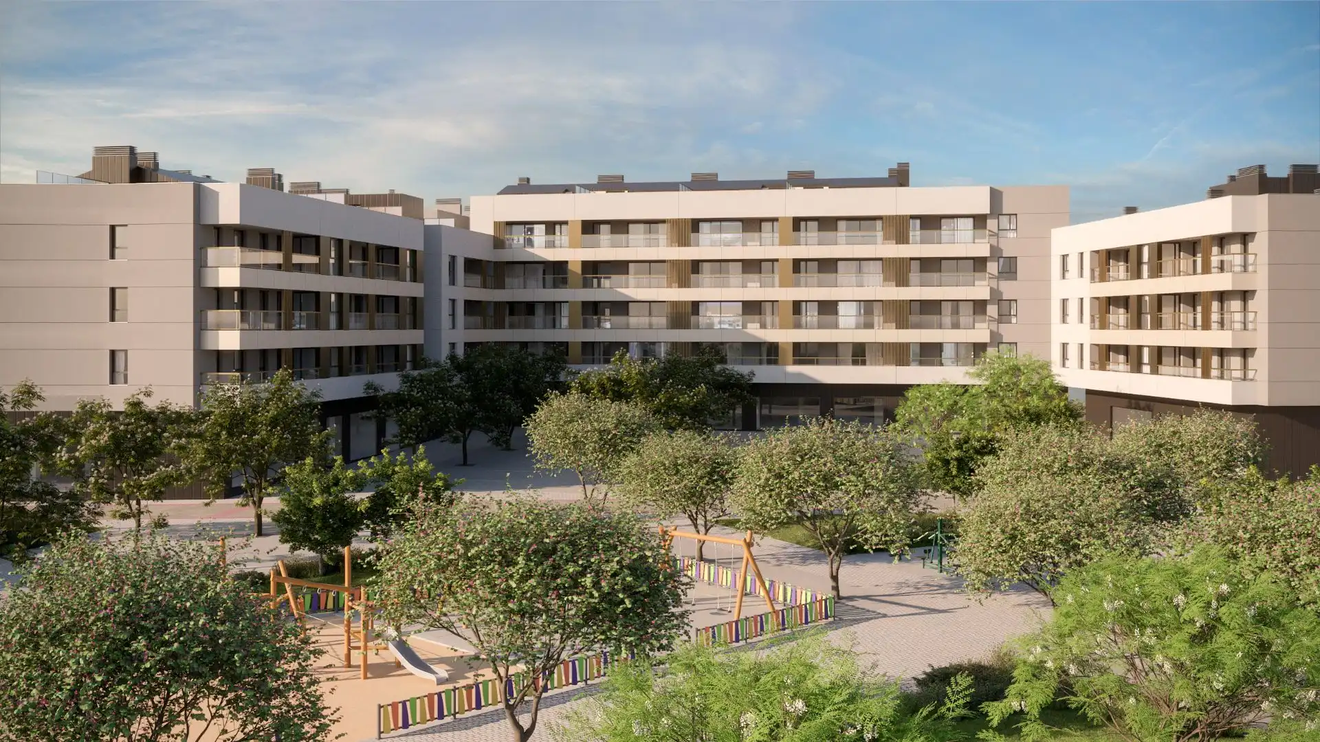Exterior view of Duplexes for sale in Zaragoza  with Private garden, Storage room and Community pool