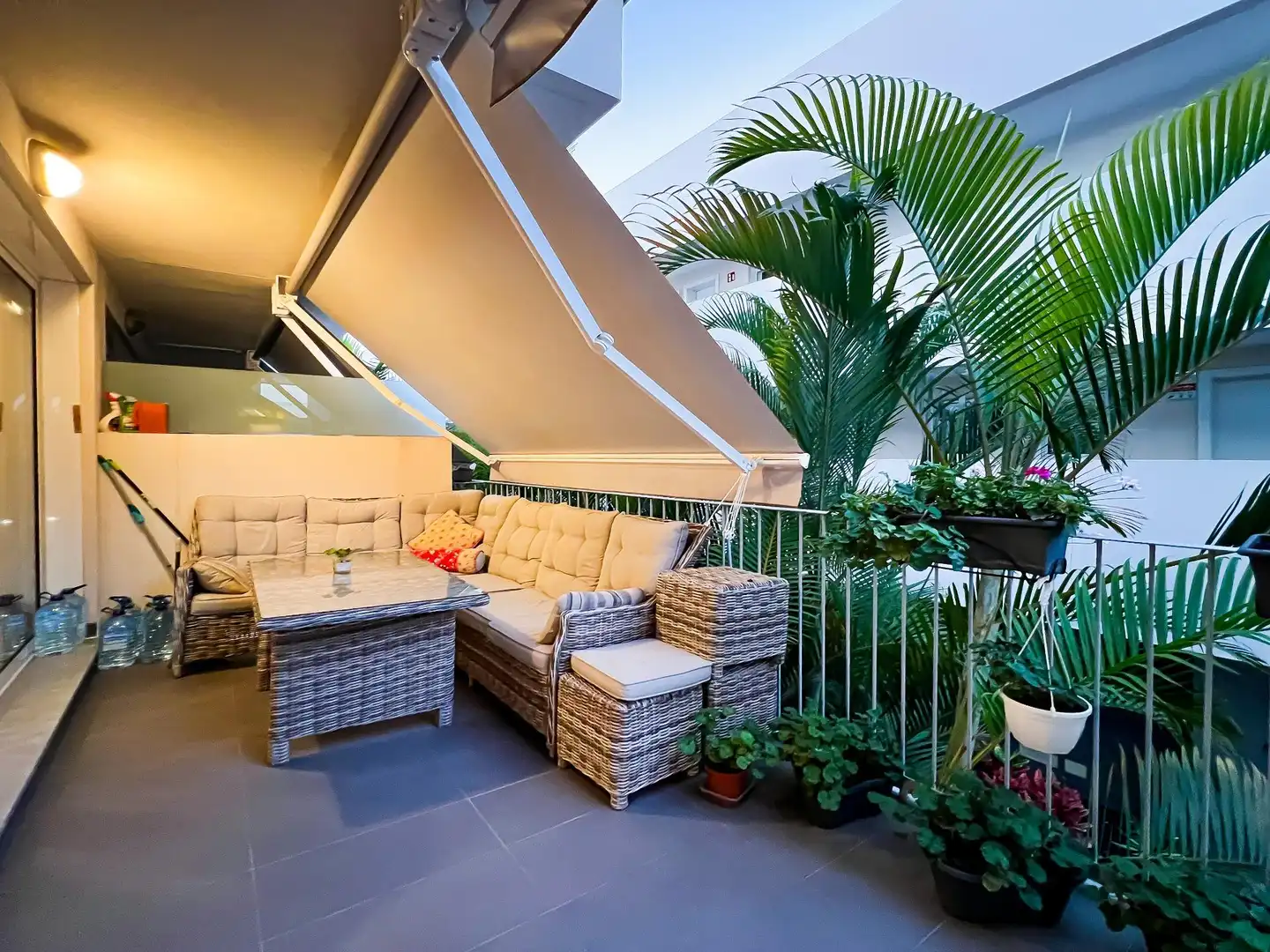 Terrace of Apartments for sale in Adeje  with Air Conditioner, Furnished and Jacuzzi