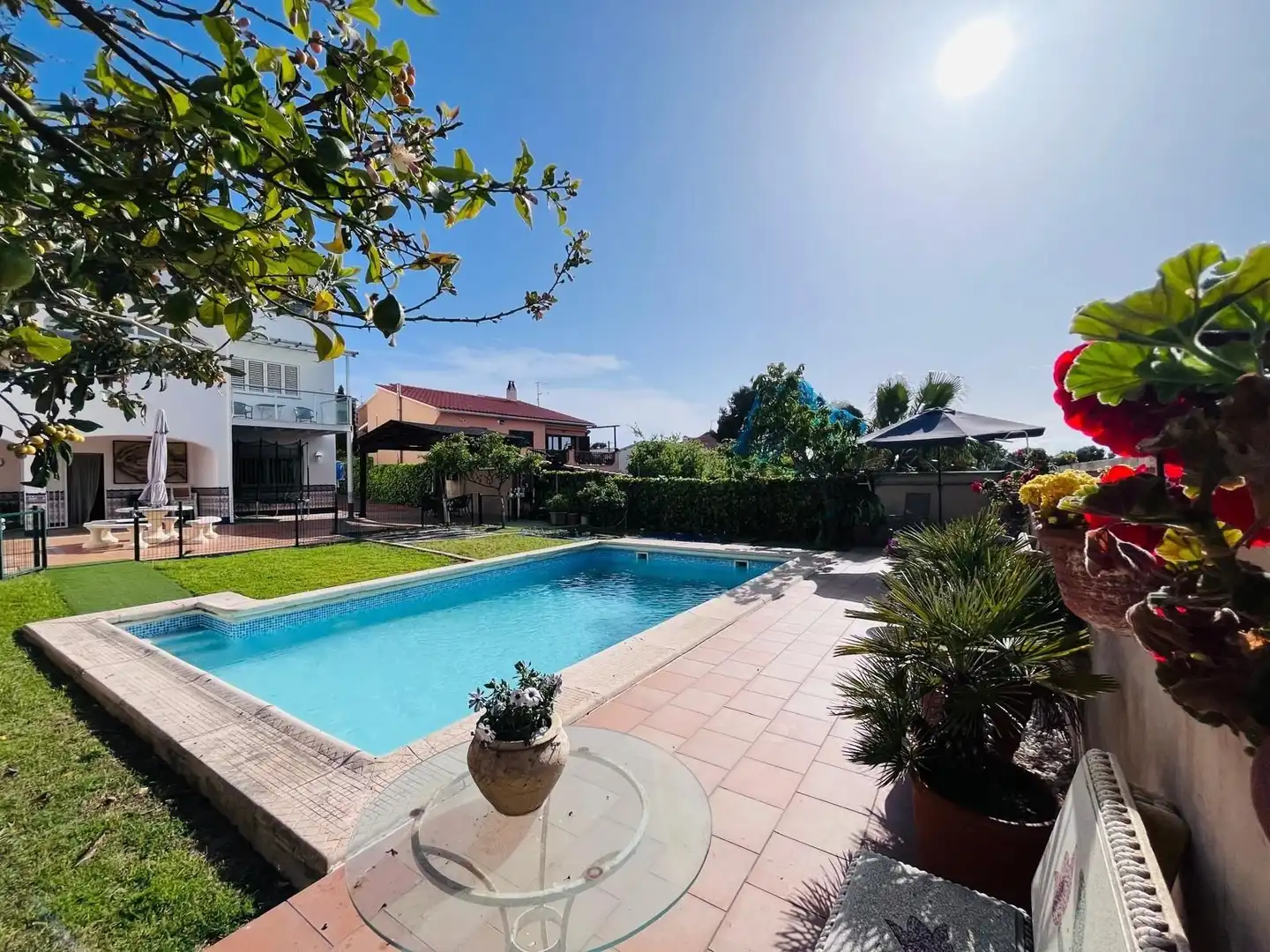 Swimming pool of Houses for sale in Sant Pere de Ribes  with Air Conditioner, Heating and Swimming Pool