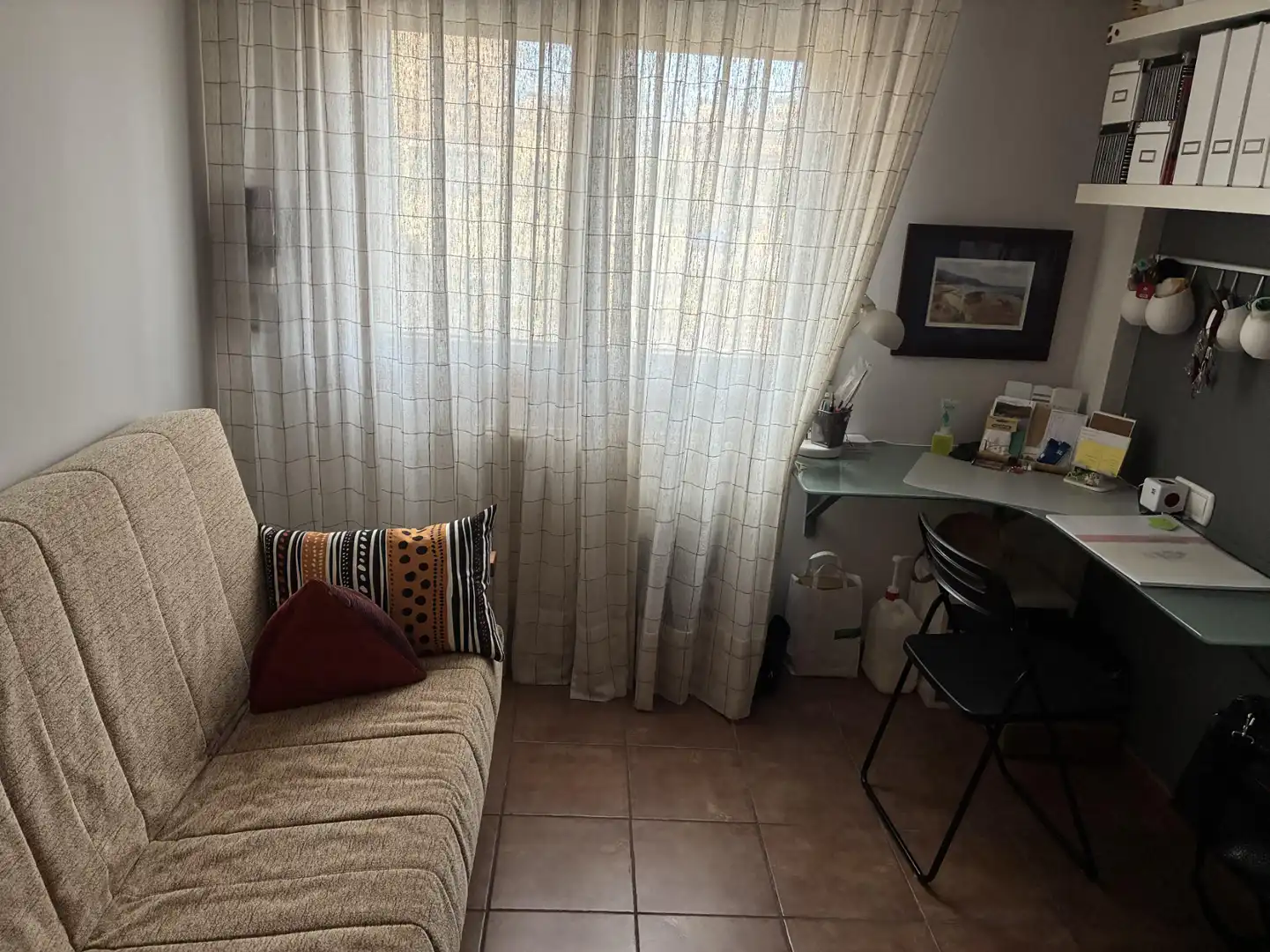 Wohnzimmer von Einfamilien-Reihenhaus zum Verkauf in Soria Capital  mit Heizung, Privatgarten und Terrasse
