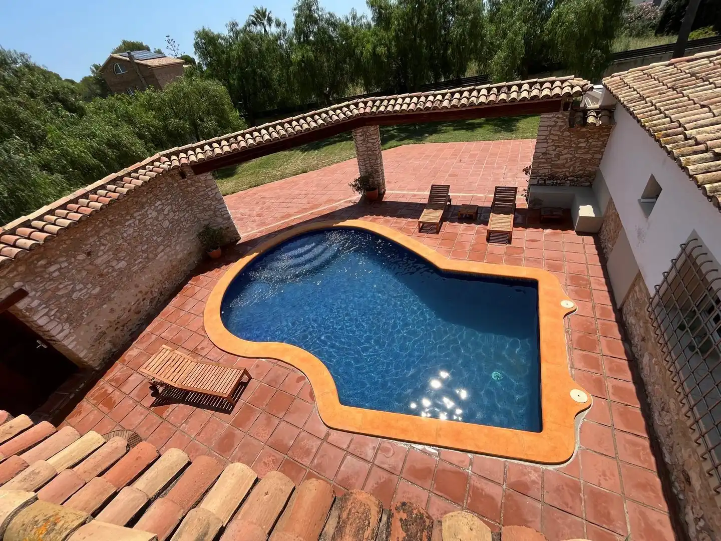 Piscina de Finca rústica en venda en El Vendrell amb Aire condicionat, Jardí privat i Piscina